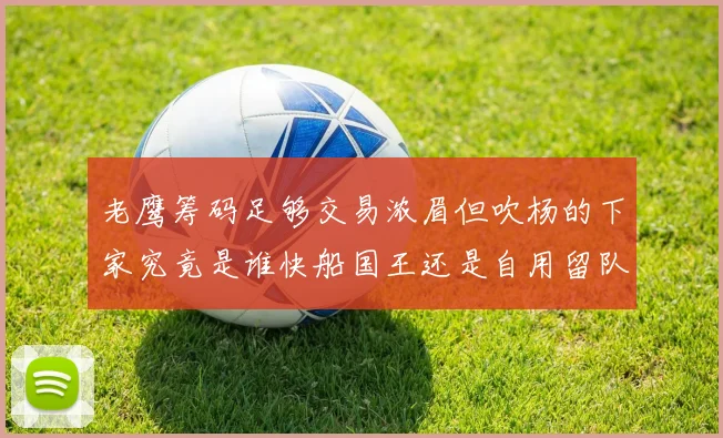 老鹰筹码足够交易浓眉但吹杨的下家究竟是谁快船国王还是自用留队